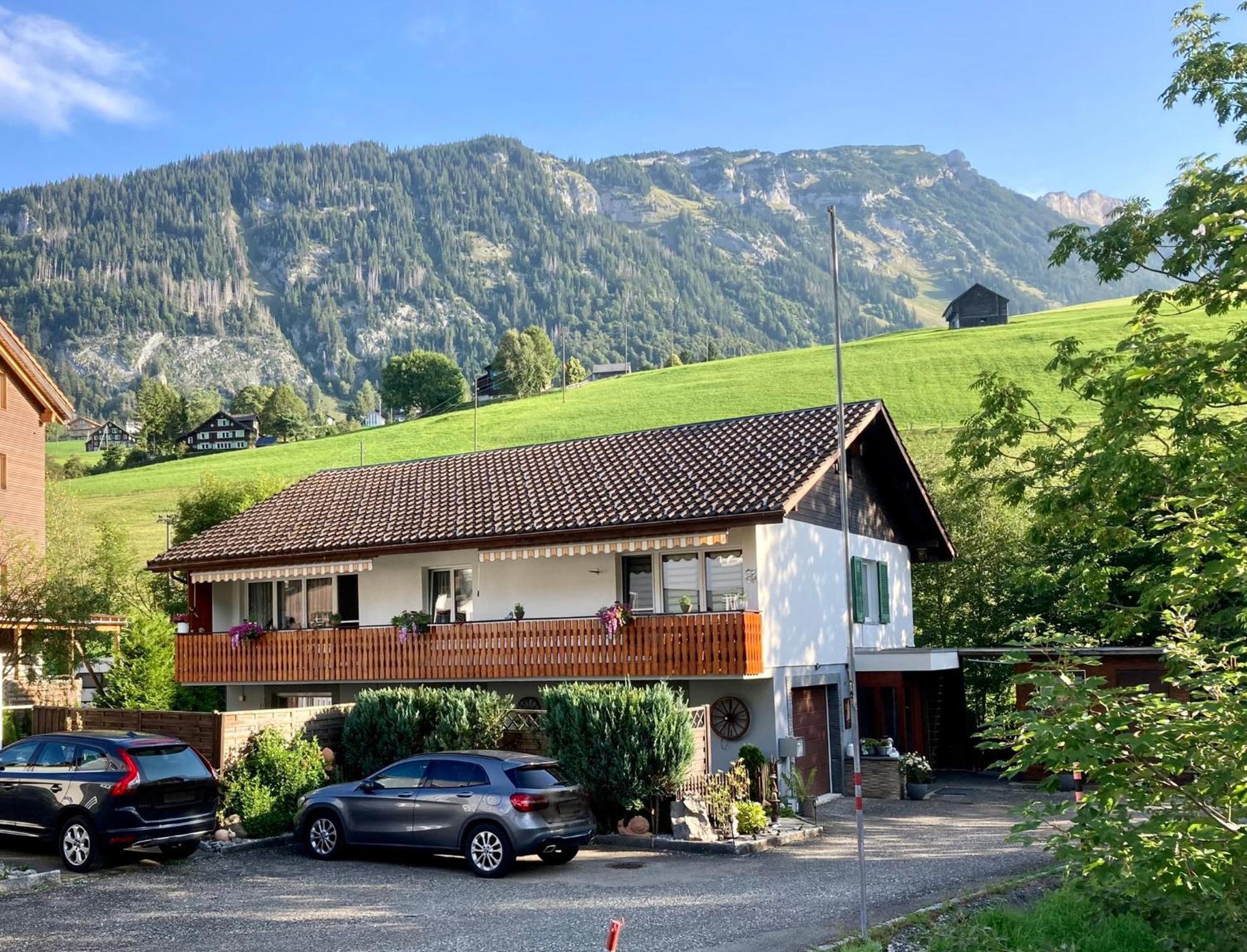 Ferienwohnung Haus Am Bach In Toggenburg Wildhaus Exteriér fotografie
